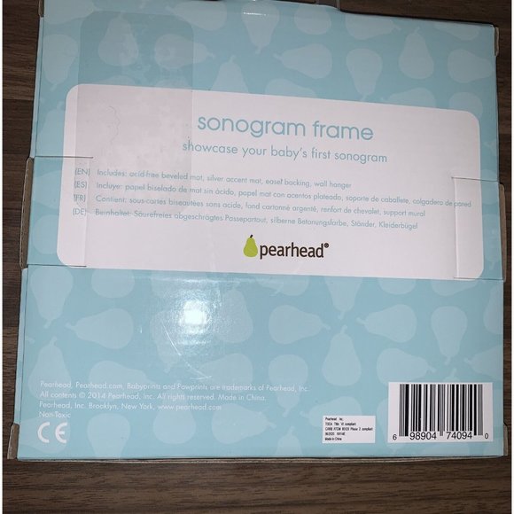 NEW  Pearhead   Love at First Sight Sonogram Picture Frame  Baby Ultrasound - Picture 2 of 4